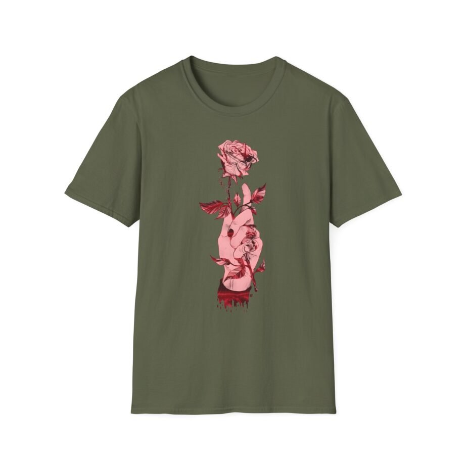 Corpse Husband Flower Unisex Softstyle T-shirt