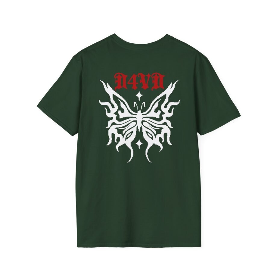 D4vd Butterfly Glitch Unisex Softstyle T-shirt
