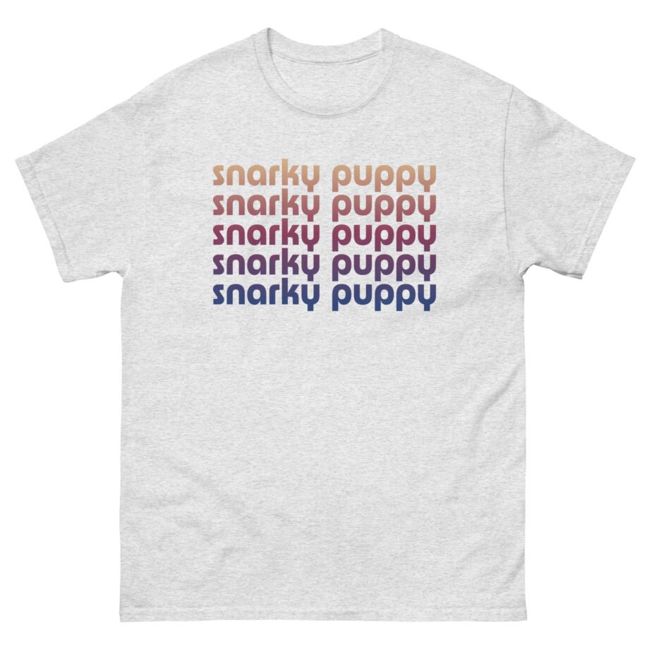 Snarky Puppy Repeating Logo Unisex classic tee