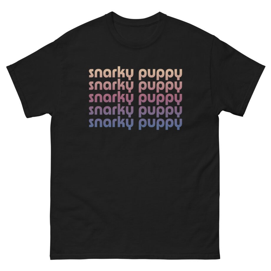 Snarky Puppy Repeating Logo Unisex classic tee