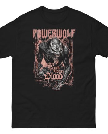 Powerwolf We Drink Your Blood Unisex classic tee