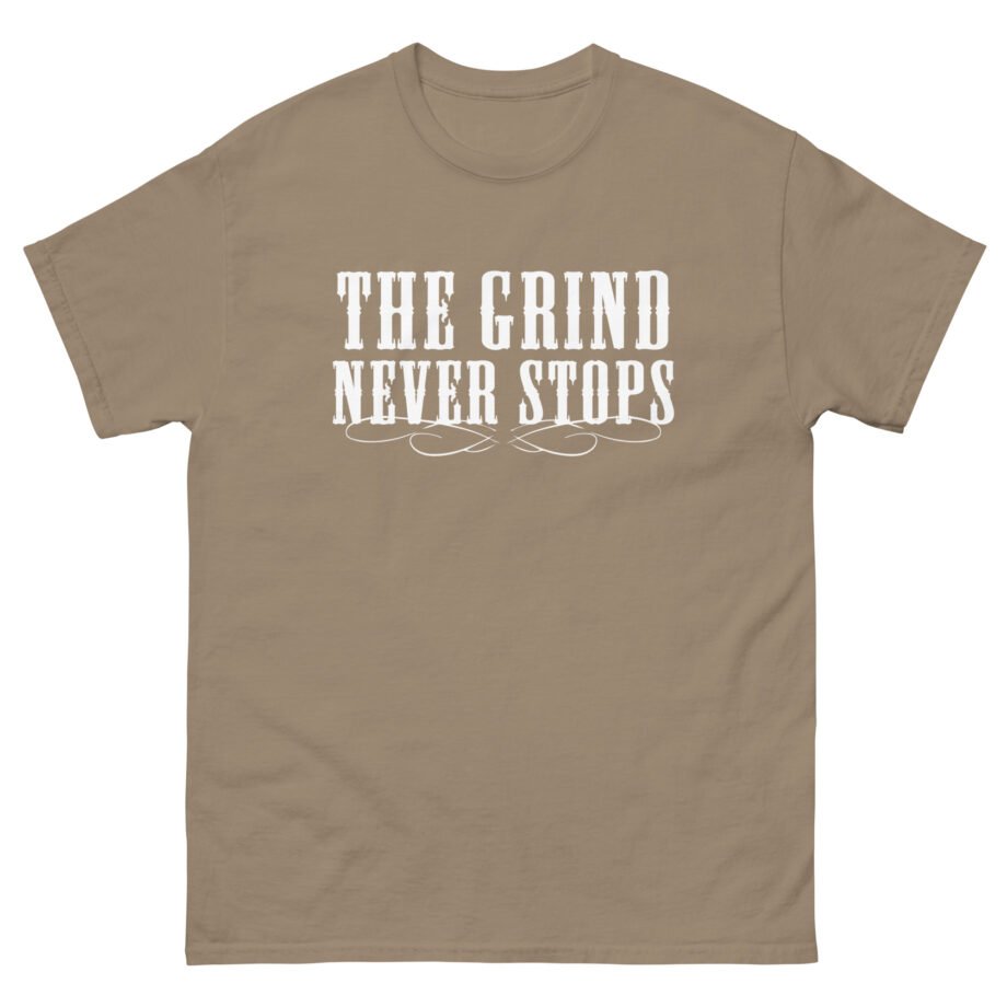 Young Smokes the Grind Never Stops Unisex classic tee