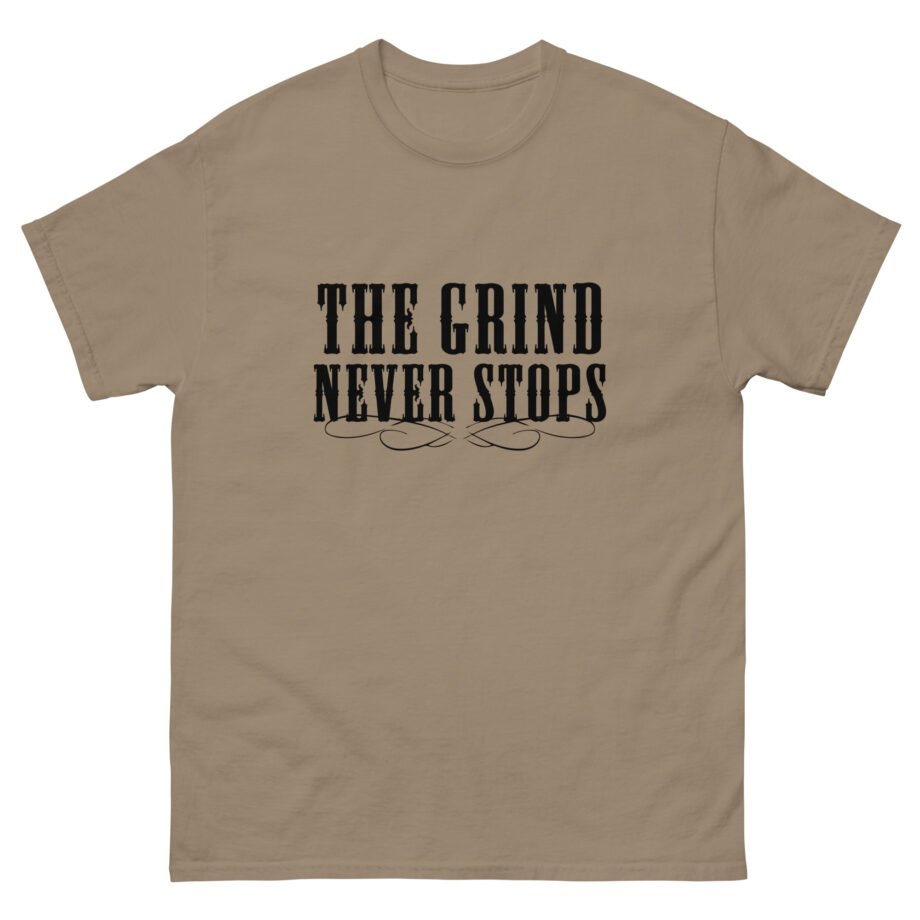 Young Smokes the Grind Never Stops Unisex classic tee