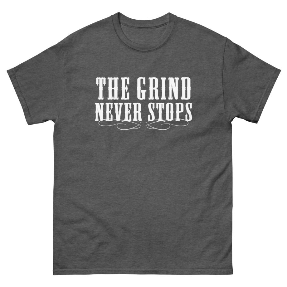 Young Smokes the Grind Never Stops Unisex classic tee