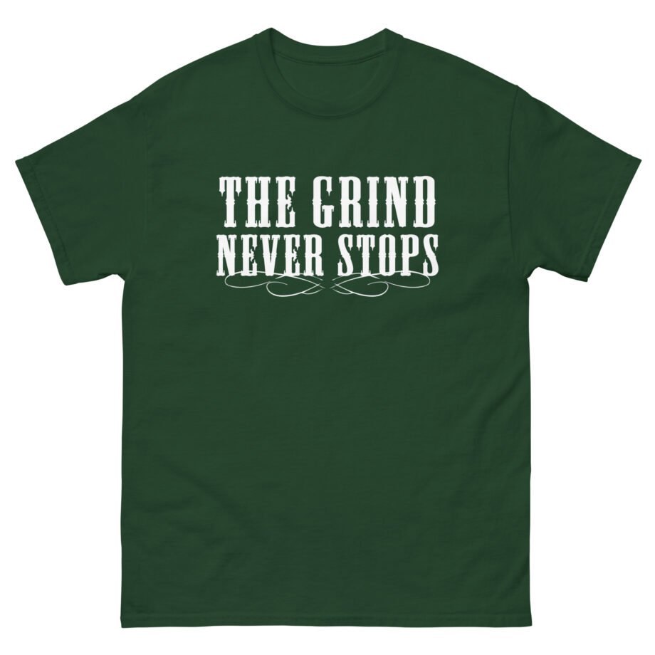 Young Smokes the Grind Never Stops Unisex classic tee