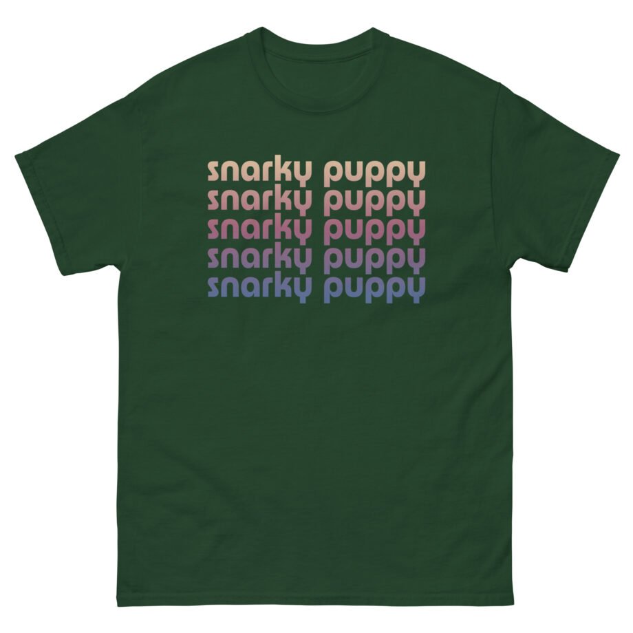 Snarky Puppy Repeating Logo Unisex classic tee