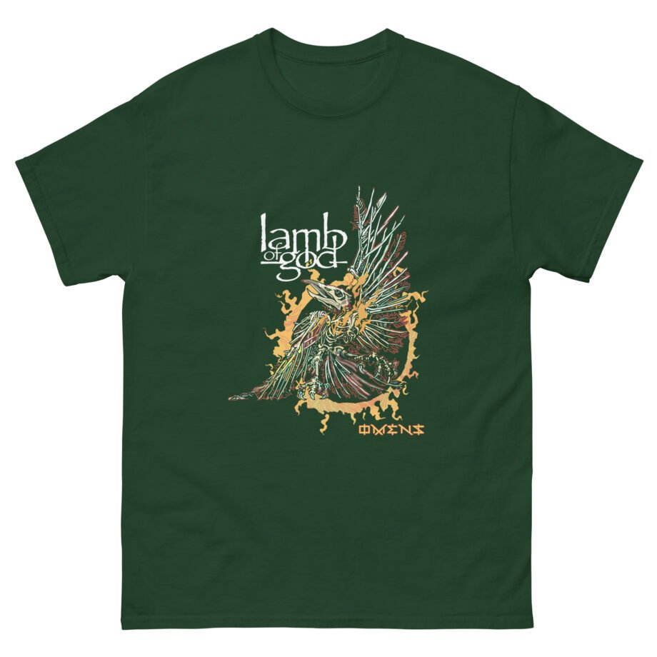 Lamb of God Omens Skeleton Eagle Unisex classic tee