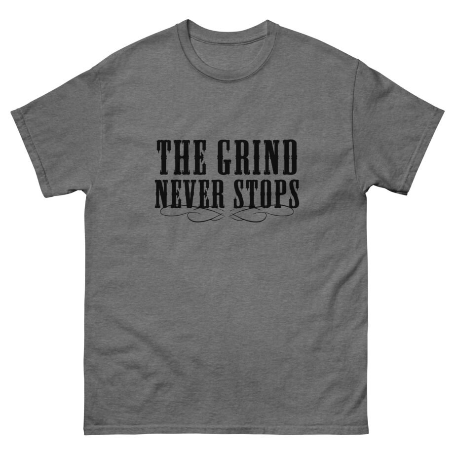 Young Smokes the Grind Never Stops Unisex classic tee