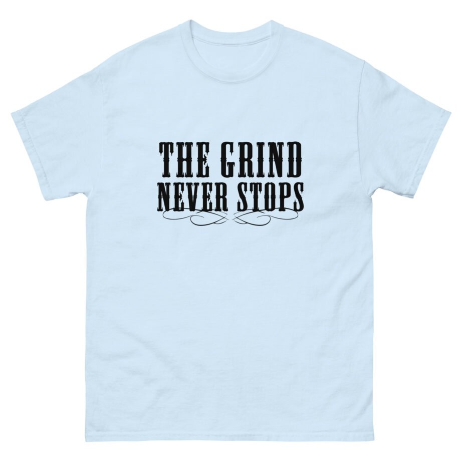 Young Smokes the Grind Never Stops Unisex classic tee
