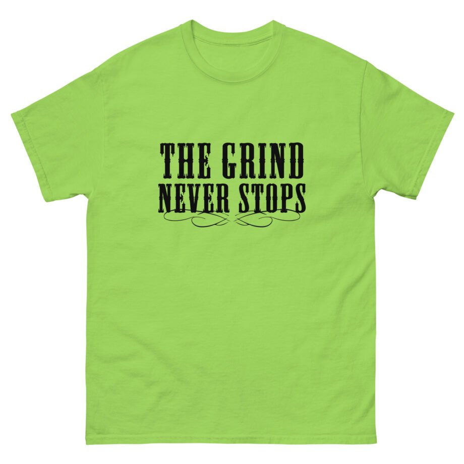 Young Smokes the Grind Never Stops Unisex classic tee