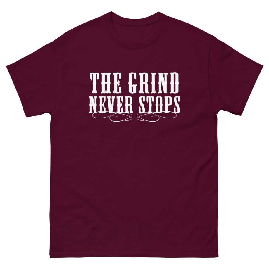 Young Smokes the Grind Never Stops Unisex classic tee