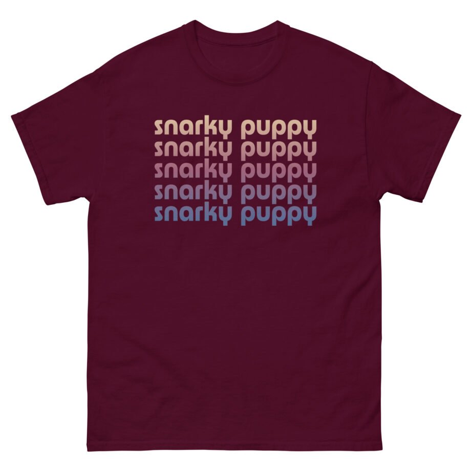Snarky Puppy Repeating Logo Unisex classic tee
