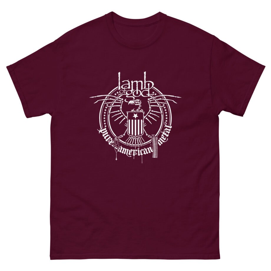 Lamb of God Skeleton Eagle Unisex classic tee