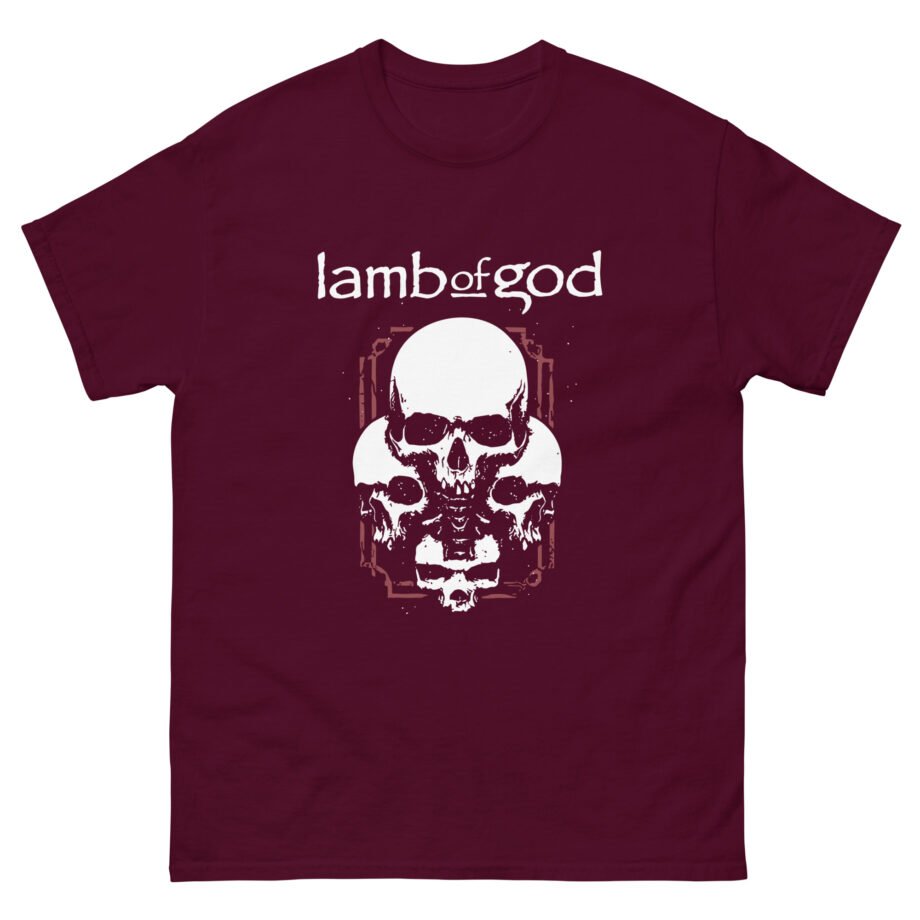 Lamb of God 4 Skulls Unisex classic tee