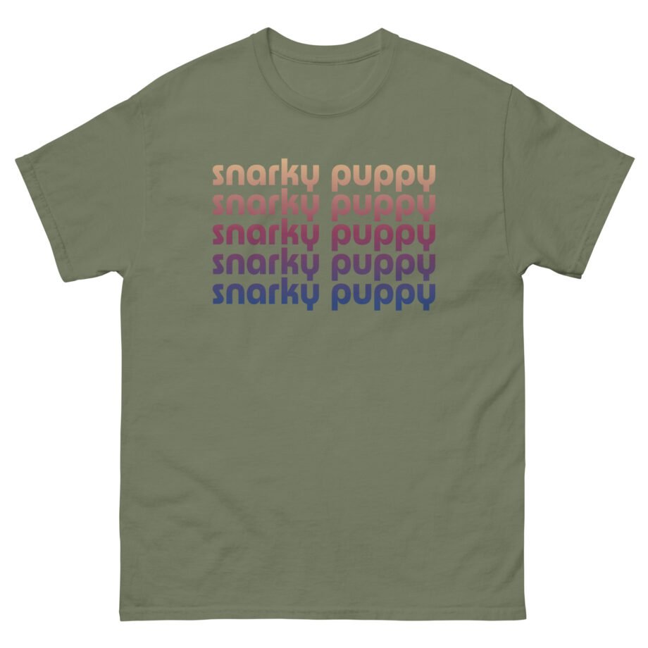 Snarky Puppy Repeating Logo Unisex classic tee