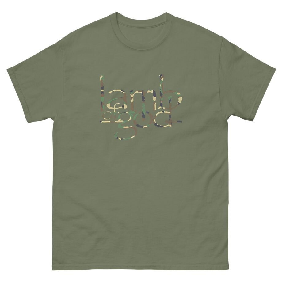 Lamb of God Camo Flag Unisex classic tee
