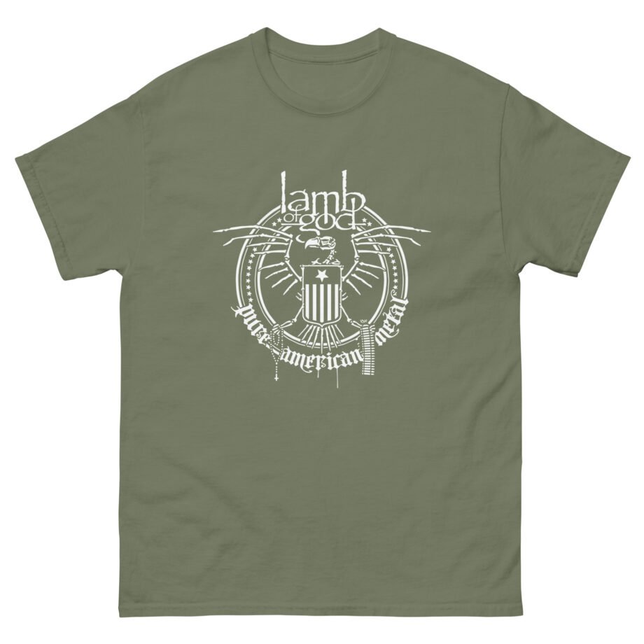 Lamb of God Skeleton Eagle Unisex classic tee