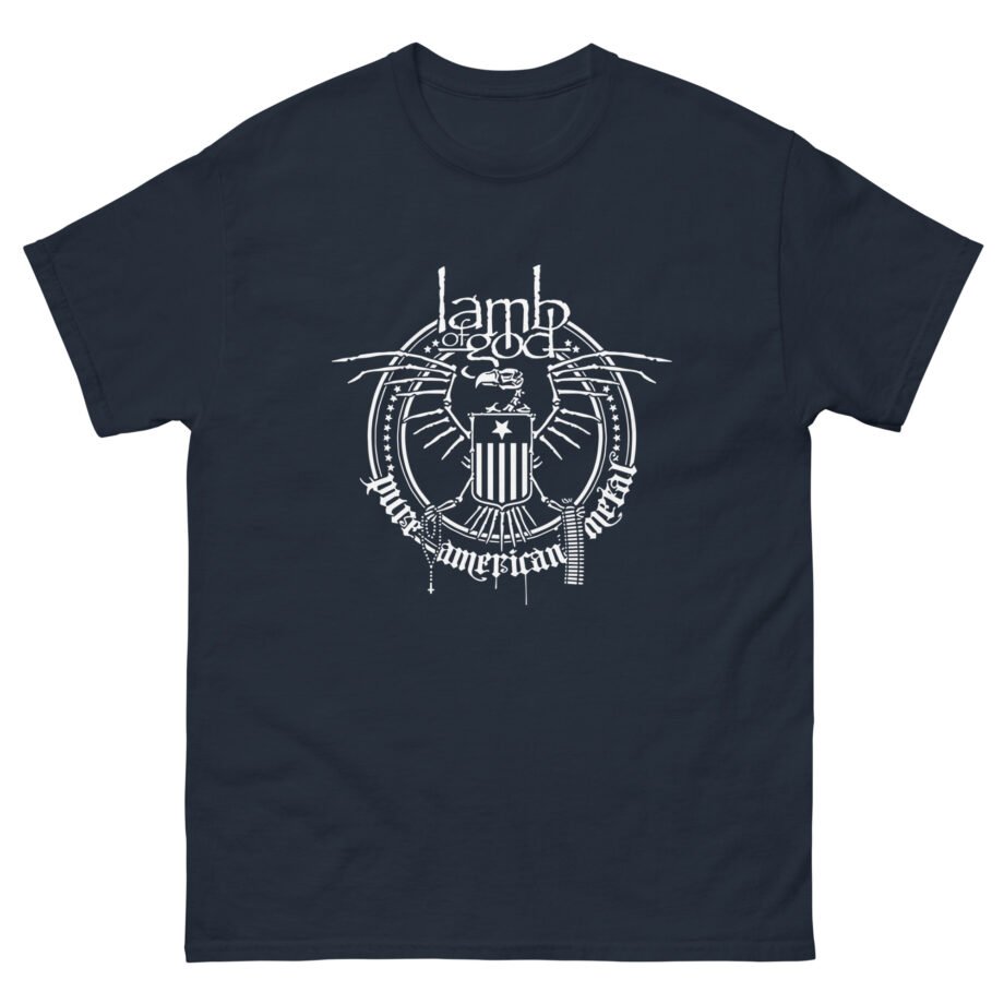 Lamb of God Skeleton Eagle Unisex classic tee