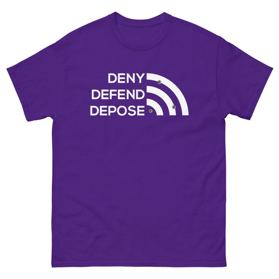 Deny Defend Depose Unisex classic tee