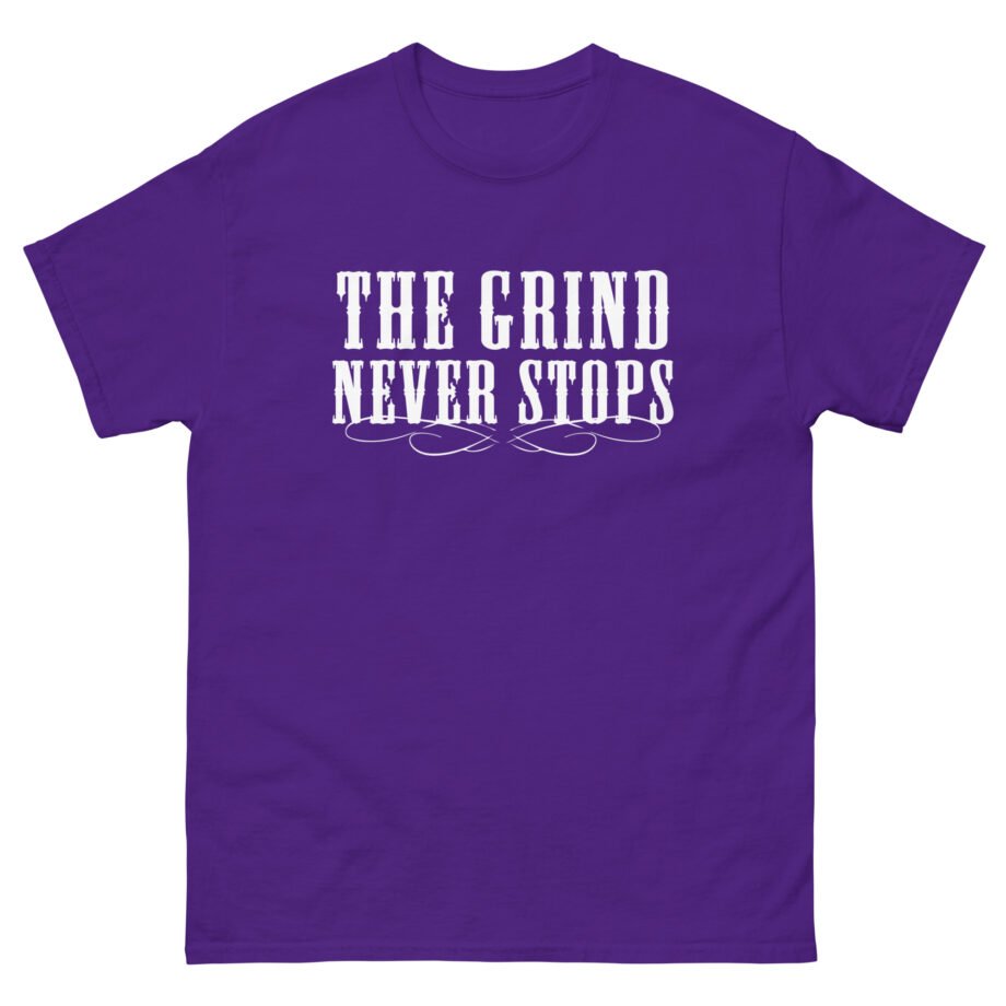 Young Smokes the Grind Never Stops Unisex classic tee