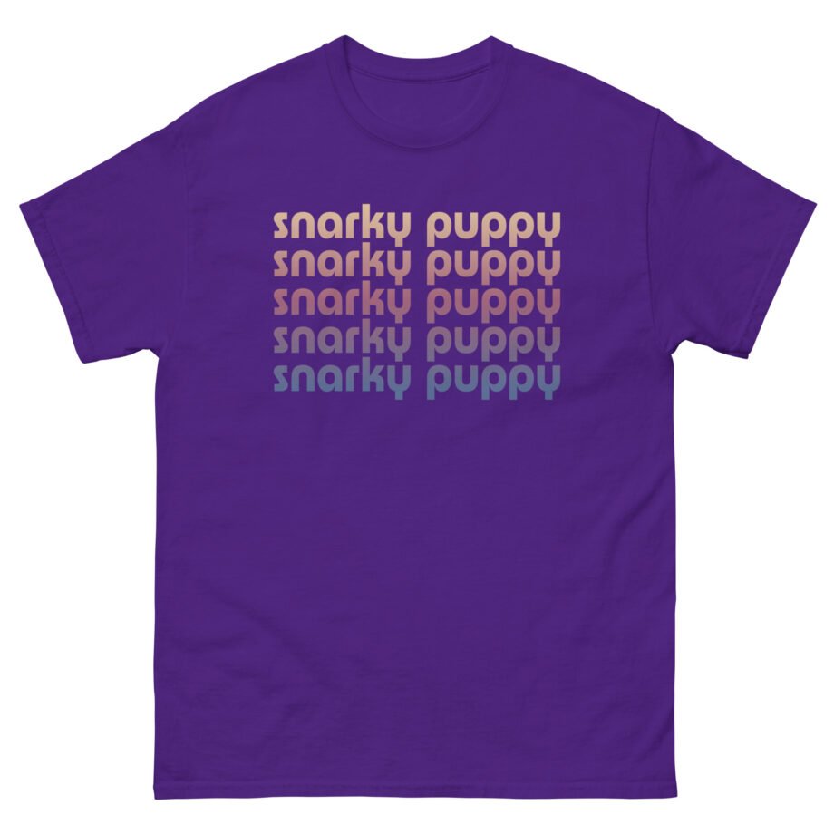 Snarky Puppy Repeating Logo Unisex classic tee