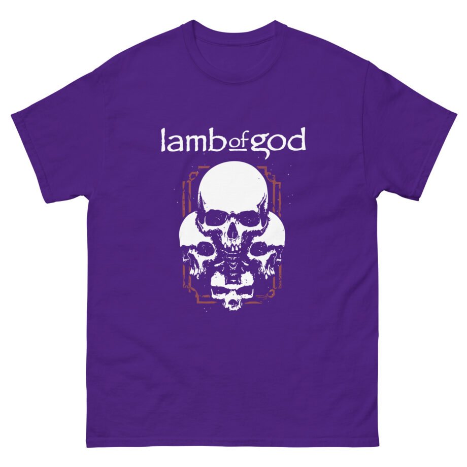 Lamb of God 4 Skulls Unisex classic tee