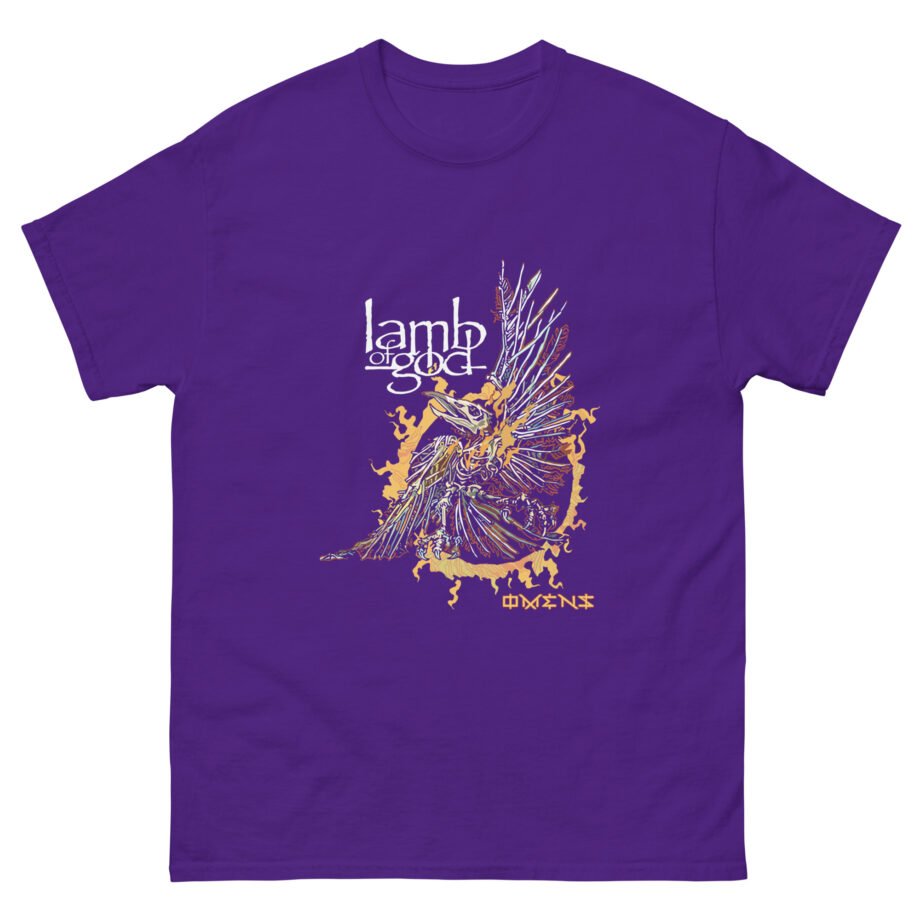 Lamb of God Omens Skeleton Eagle Unisex classic tee