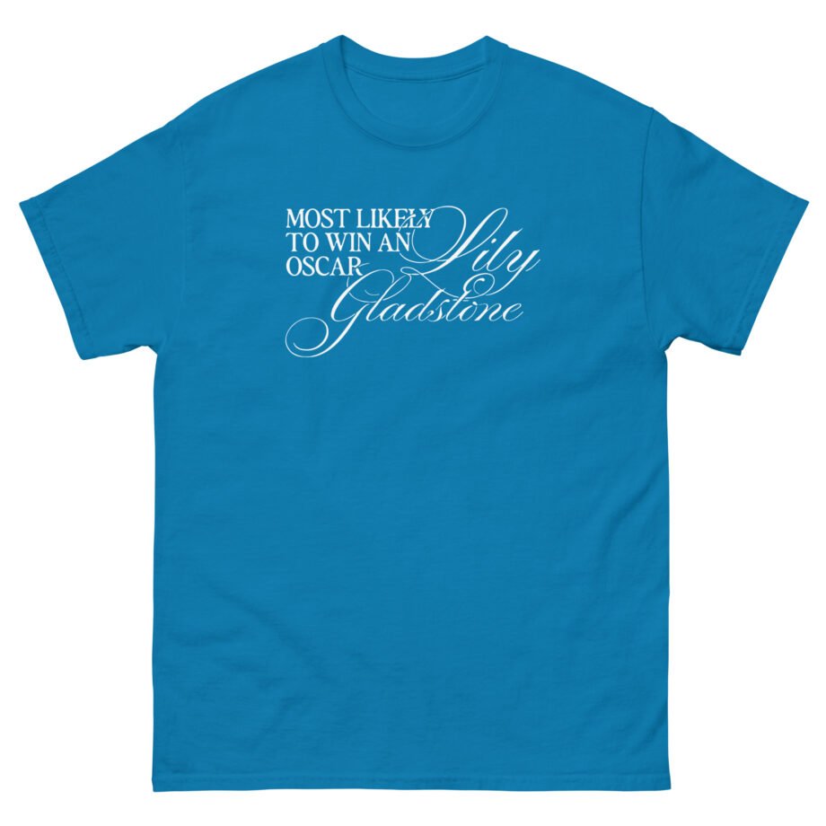 Lily Gladstone Most Likely to Win an Oscar Unisex classic tee