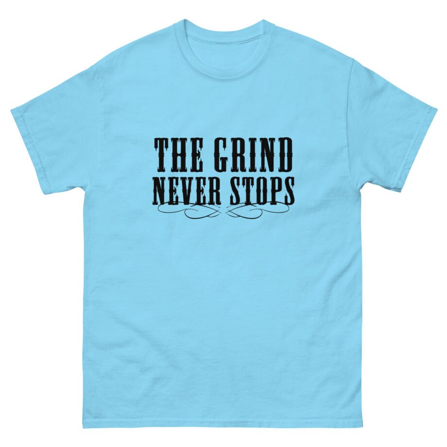Young Smokes the Grind Never Stops Unisex classic tee