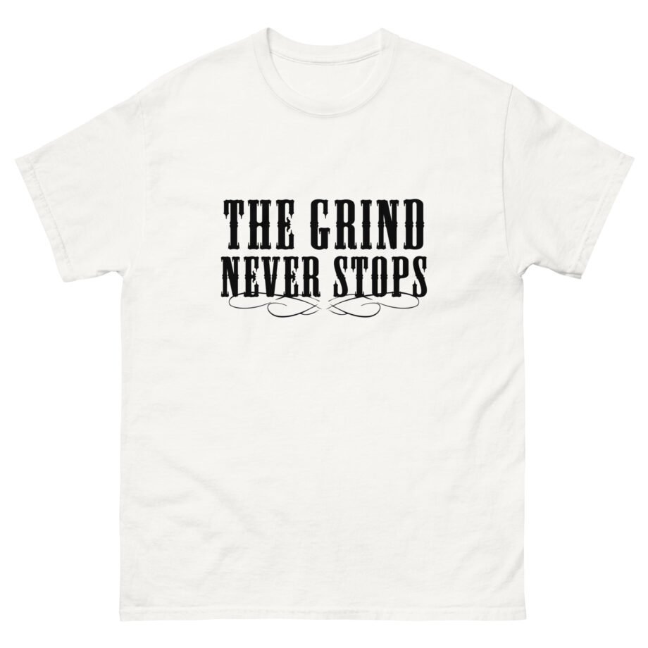 Young Smokes the Grind Never Stops Unisex classic tee
