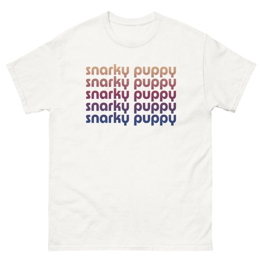 Snarky Puppy Repeating Logo Unisex classic tee